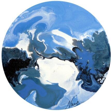 Gemälde C3701 von Naen | Gemälde Abstrakt Acryl, Tinte