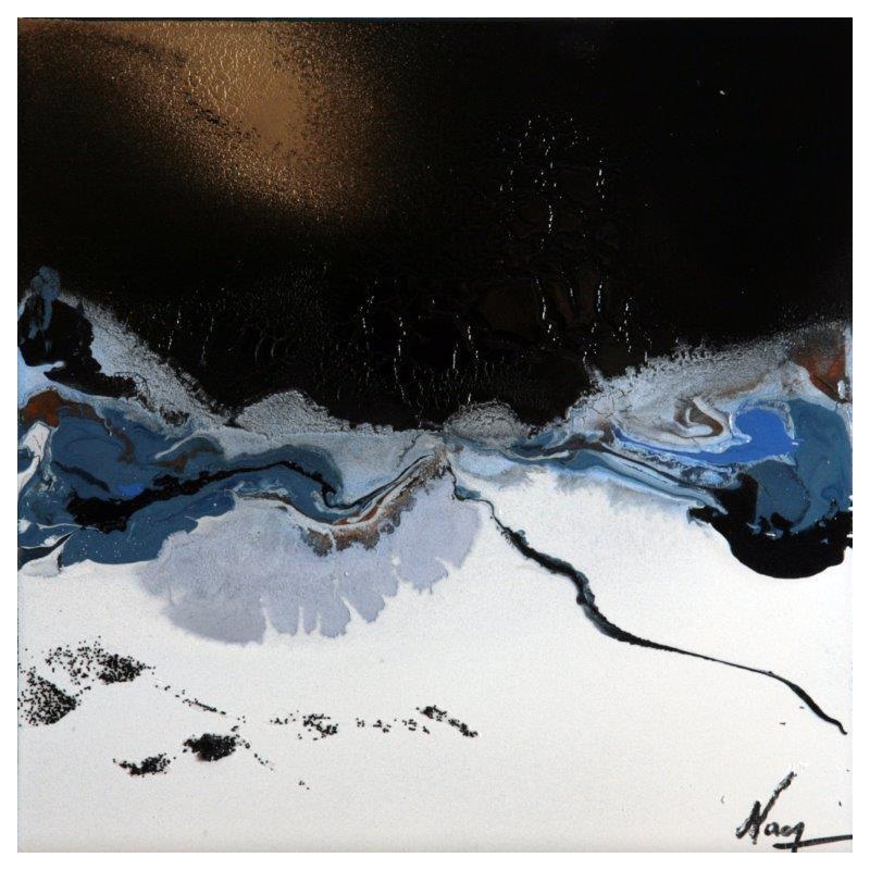 Pintura C3355 por Naen | Pintura Abstracto Acrílico Ink