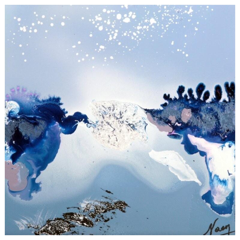 Pintura C3729 por Naen | Pintura Abstracto Acrílico Ink