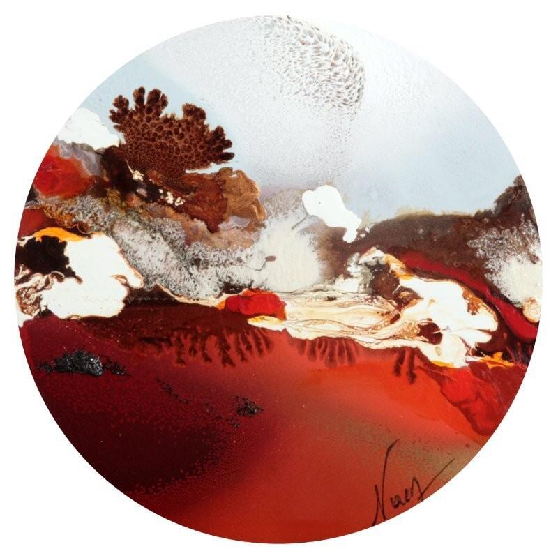 Pintura C3738 por Naen | Pintura Abstracto Acrílico Ink