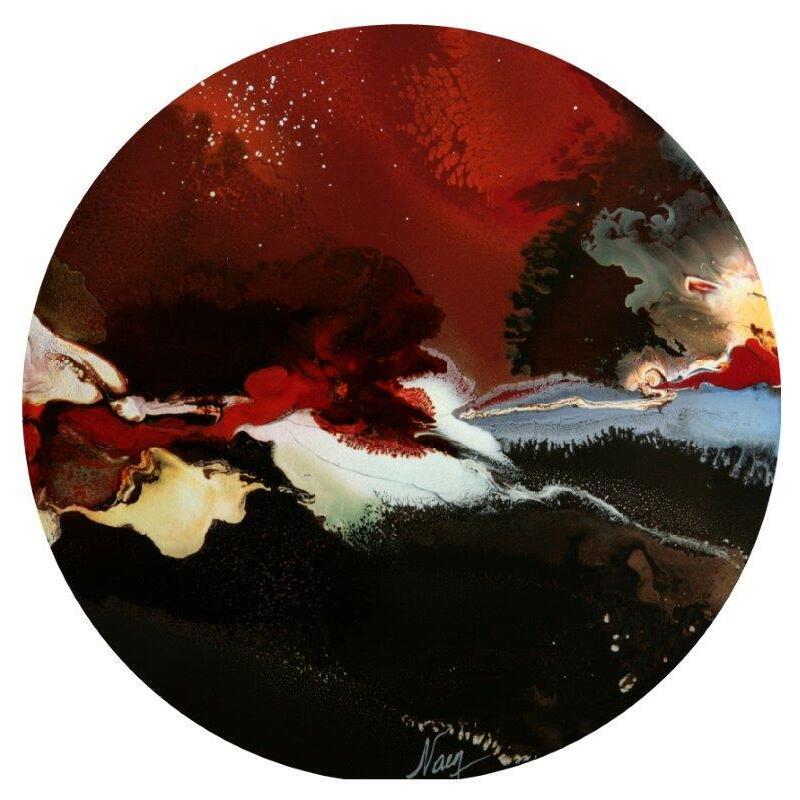 Gemälde C3353 von Naen | Gemälde Abstrakt Acryl Tinte