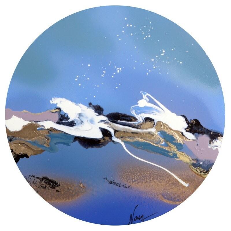 Pintura C3715 por Naen | Pintura Abstracto Acrílico Ink