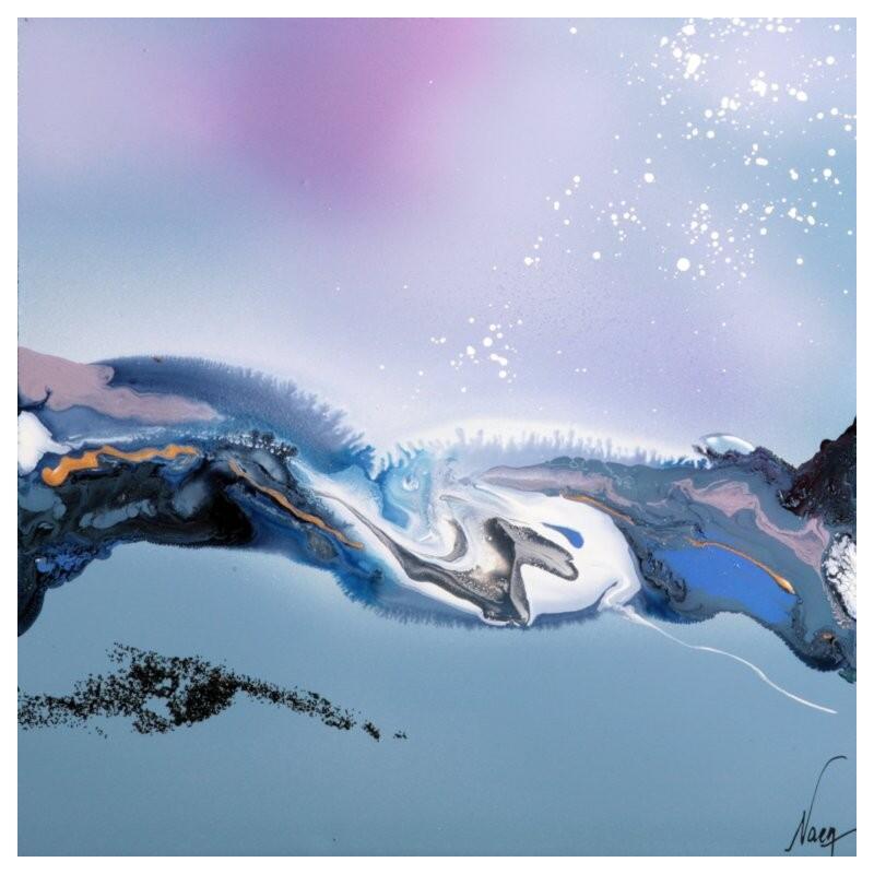 Pintura C3791 por Naen | Pintura Abstracto Acrílico Ink