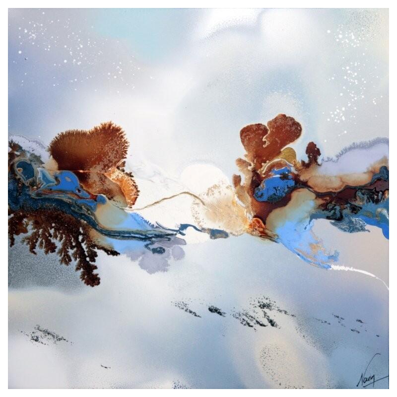 Pintura C3597 por Naen | Pintura Abstracto Acrílico Ink