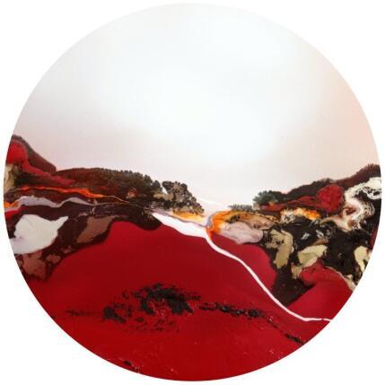 Pintura C3682 por Naen | Pintura Abstracto Acrílico, Ink