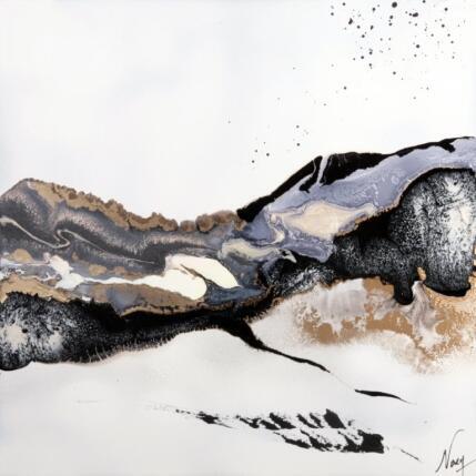 Pintura C3683 por Naen | Pintura Abstracto Acrílico, Ink