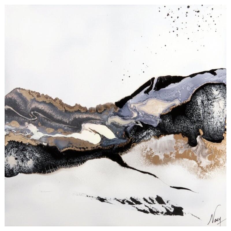 Pintura C3683 por Naen | Pintura Abstracto Acrílico Ink