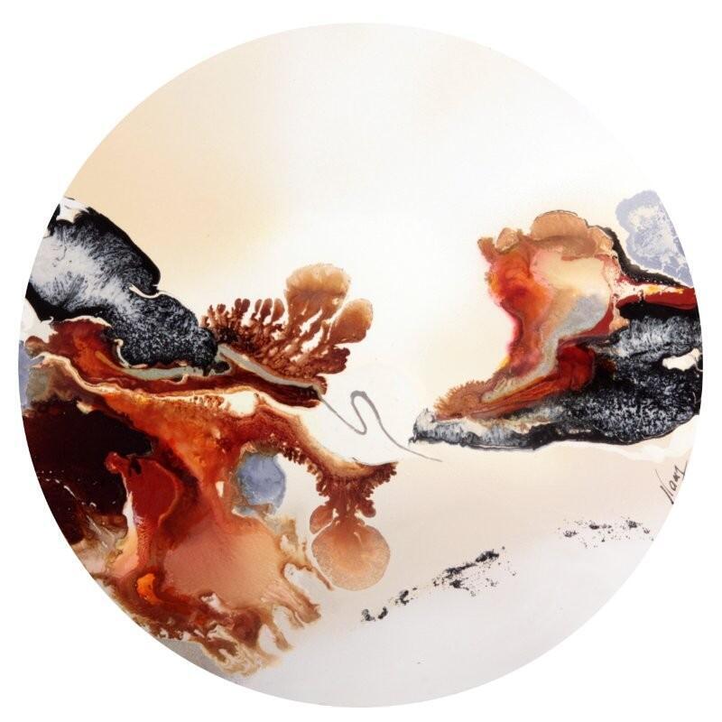 Peinture C3692 par Naen | Tableau Abstrait Acrylique Encre