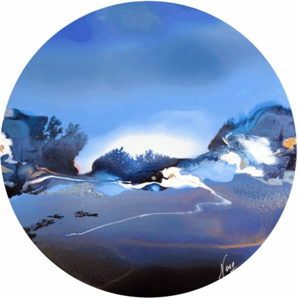 Peinture C3764 par Naen | Tableau Abstrait Acrylique, Encre
