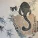 Pintura Cat 3 por Yu Huan Huan | Pintura Figurativo Animales Ink