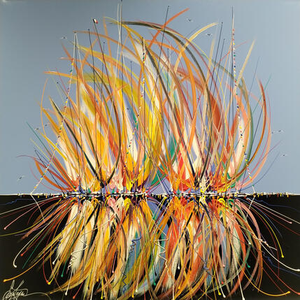 Painting Puissante Mediterranée by Fonteyne David | Painting Figurative Acrylic