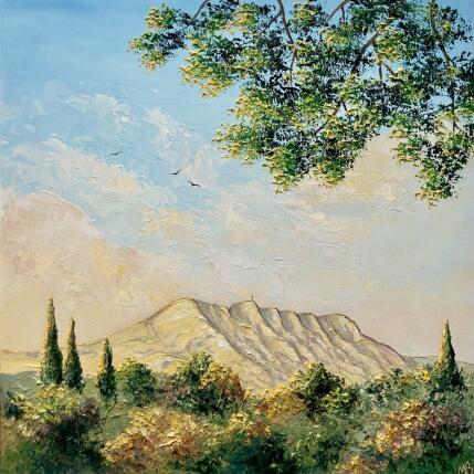 Peinture Sainte-Victoire par Blandin Magali | Tableau Figuratif Huile Paysages