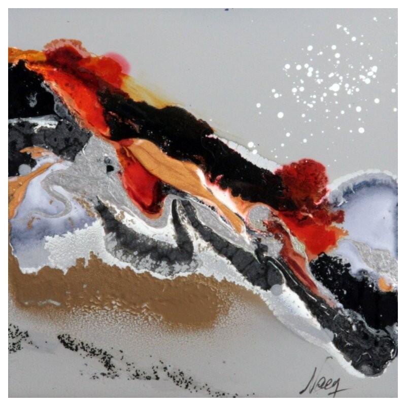Peinture C3420 par Naen | Tableau Abstrait Acrylique Encre