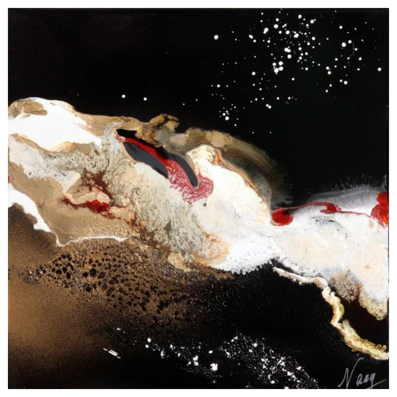 Peinture C3728 par Naen | Tableau Abstrait Acrylique Encre