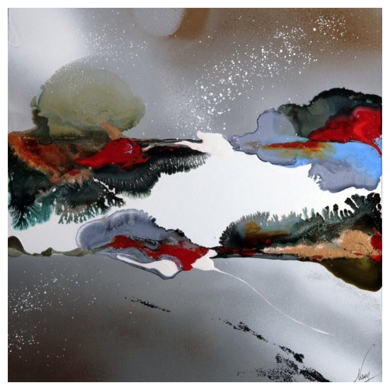 Painting C3497 by Naen | Painting Abstract Acrylic Ink
