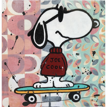 Painting Joe Cool by Marie G.  | Painting Pop-art Acrylic, Gluing Pop icons