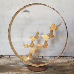 Sculpture Envolée de papillon par Eres Nicolas | Sculpture Figuratif Métal Animaux