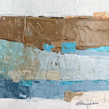 Peinture Silence clair 1 par Ottenjann Andrea | Tableau Abstrait Acrylique Paysages