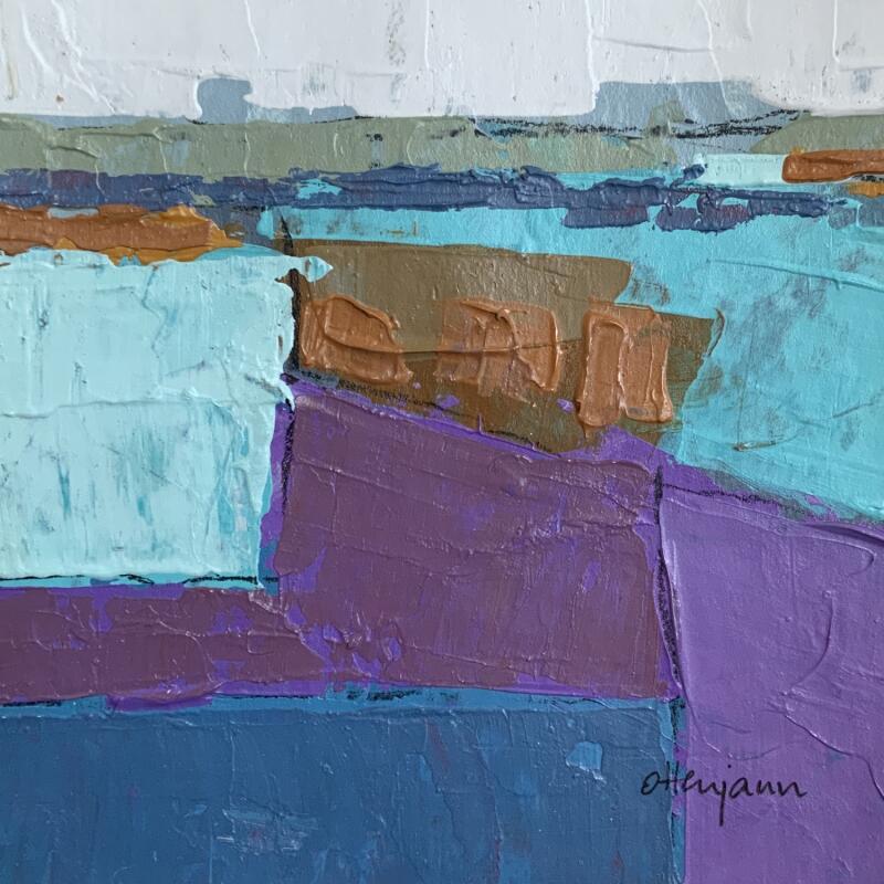 Painting Espaces simples 1 by Ottenjann Andrea | Painting Abstract Landscapes Acrylic