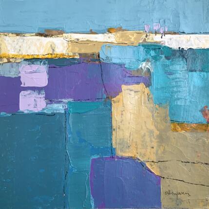 Peinture Éveil léger par Ottenjann Andrea | Tableau Abstrait Acrylique Paysages