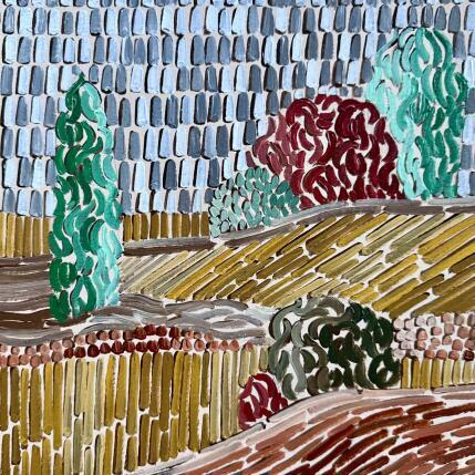 Painting autumn landscape 1 by Dmitrieva Daria | Painting Impressionism Acrylic Pop icons