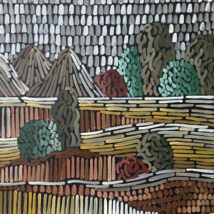 Painting autumn landscape by Dmitrieva Daria | Painting Impressionism Acrylic