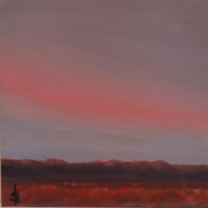 Peinture LAST LIGHT ON THE CLOUDS par Herz Svenja | Tableau