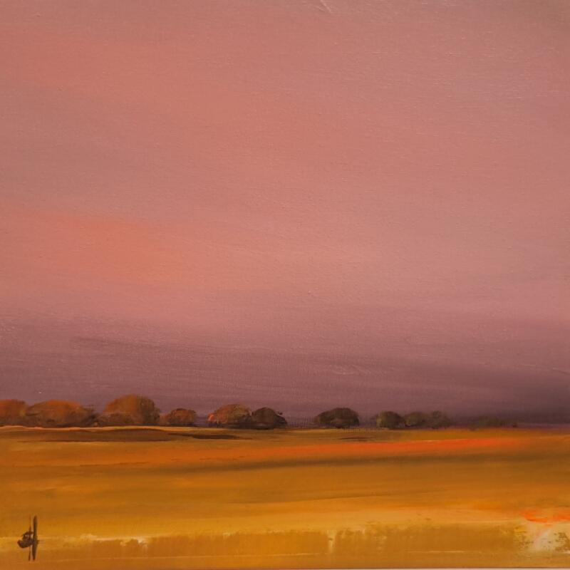 Peinture AUTUMN LANDSCAPE par Herz Svenja | Tableau Impressionnisme Paysages Acrylique