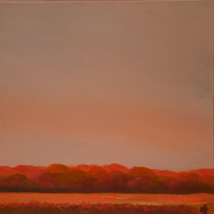 Peinture GLOWING AUTUMN LEAVES par Herz Svenja | Tableau