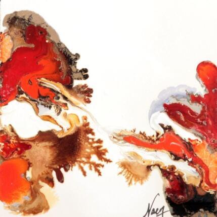Peinture C3843 par Naen | Tableau Abstrait Acrylique, Encre