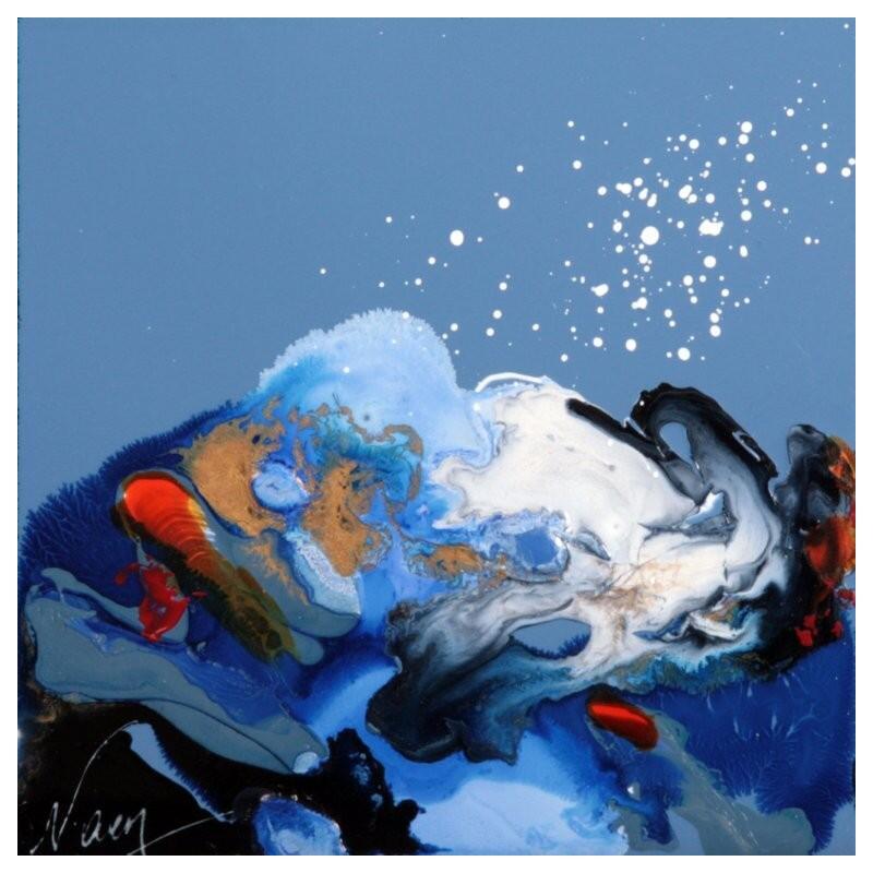 Peinture C3625 par Naen | Tableau Abstrait Acrylique Encre