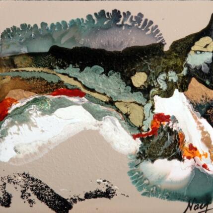 Peinture C3696 par Naen | Tableau Abstrait Acrylique, Encre