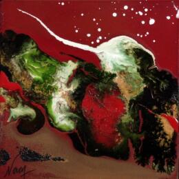 Peinture C3635 par Naen | Tableau Abstrait Acrylique, Encre