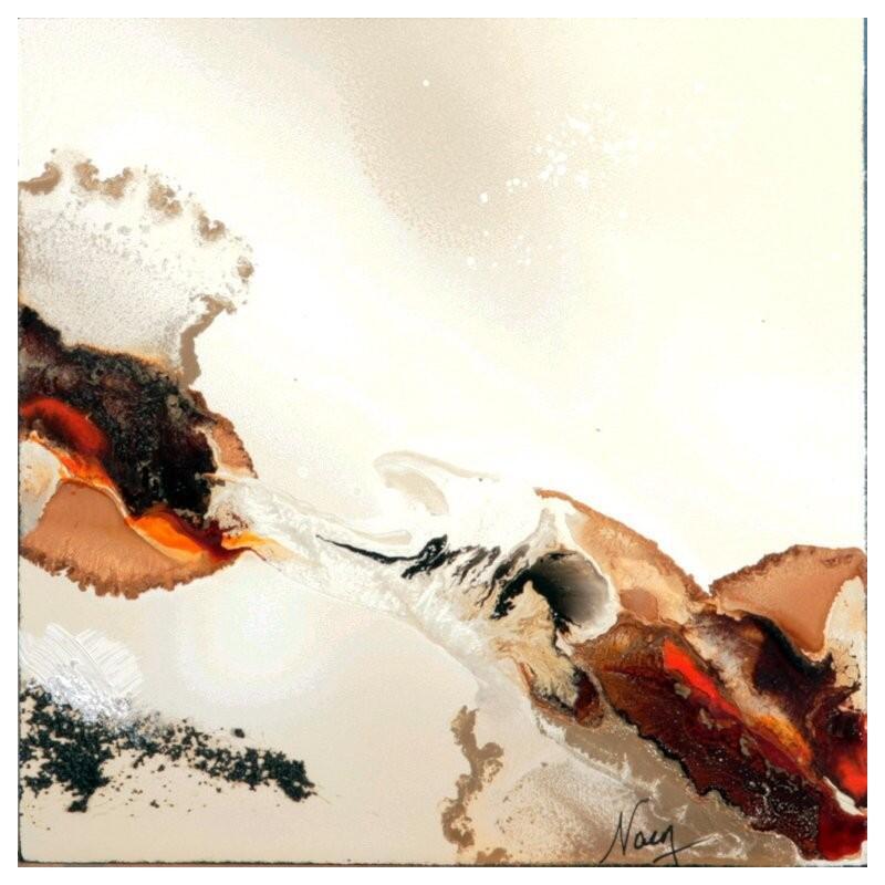 Peinture C3878 par Naen | Tableau Abstrait Acrylique Encre