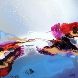 Painting C3807 by Naen | Painting Abstract Acrylic, Ink Pop icons