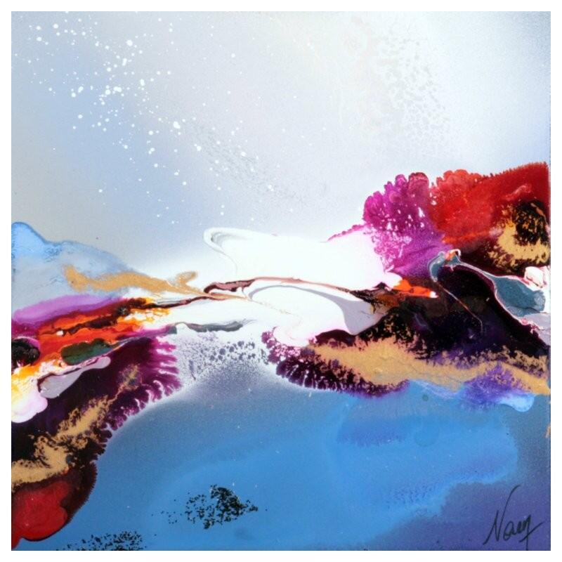 Painting C3807 by Naen | Painting Abstract Acrylic Ink