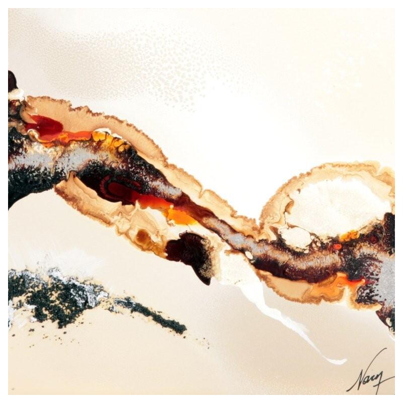 Peinture C3868 par Naen | Tableau Abstrait Acrylique Encre