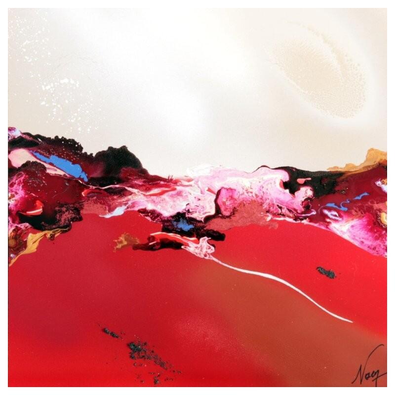 Peinture C3875 par Naen | Tableau Abstrait Acrylique Encre