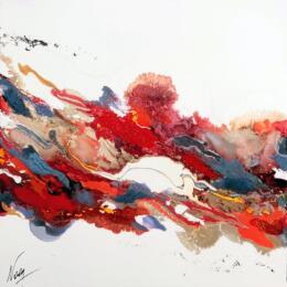 Painting C3795 by Naen | Painting Abstract Acrylic, Ink