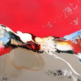 Painting C3876 by Naen | Painting Abstract Acrylic, Ink