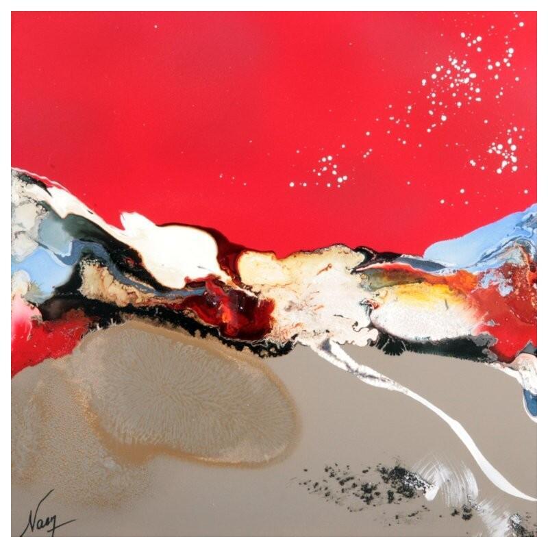 Painting C3876 by Naen | Painting Abstract Acrylic Ink