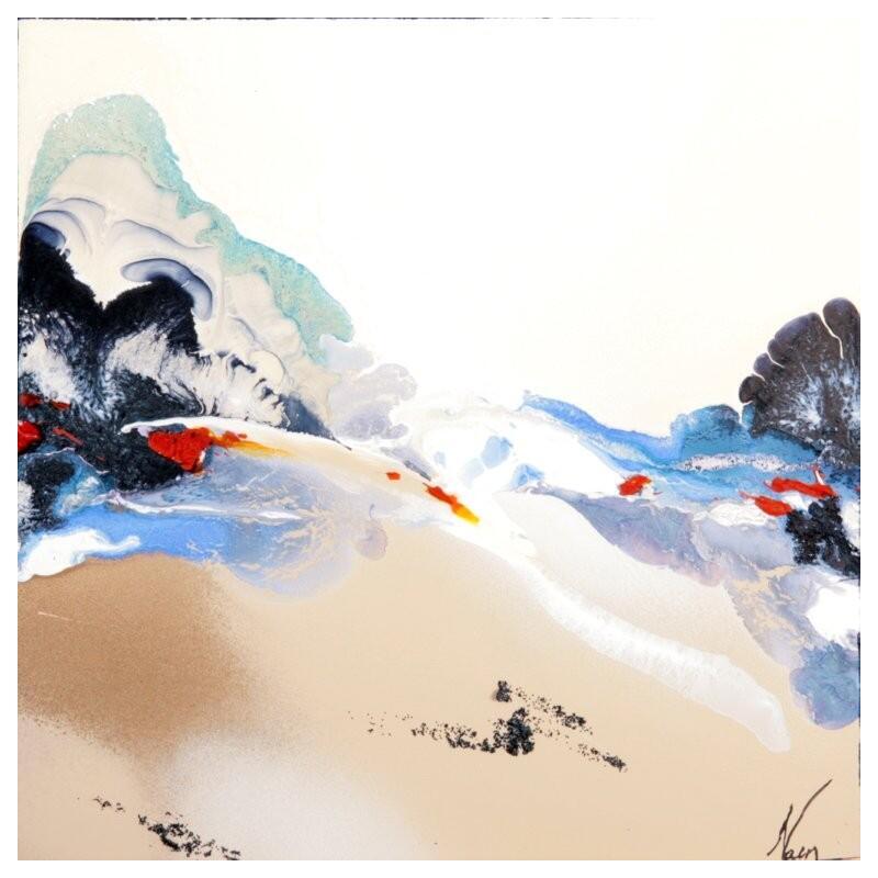 Painting C3851 by Naen | Painting Abstract Acrylic Ink