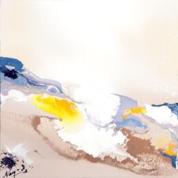 Painting C3873 by Naen | Painting Abstract Acrylic, Ink