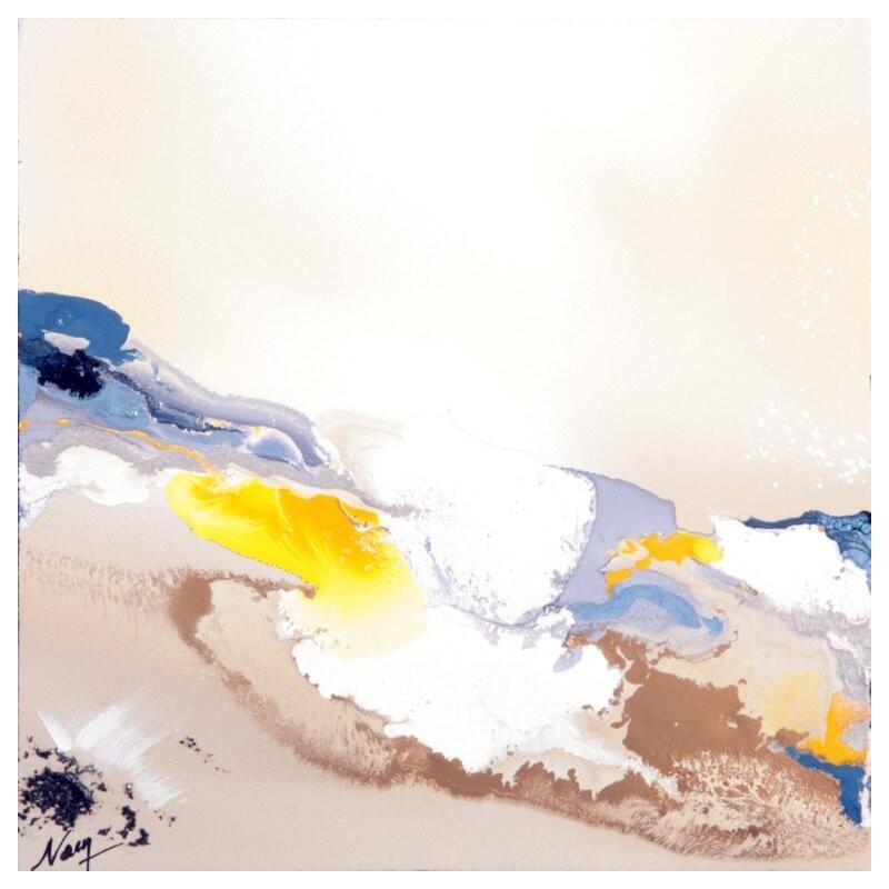 Peinture C3873 par Naen | Tableau Abstrait Acrylique Encre
