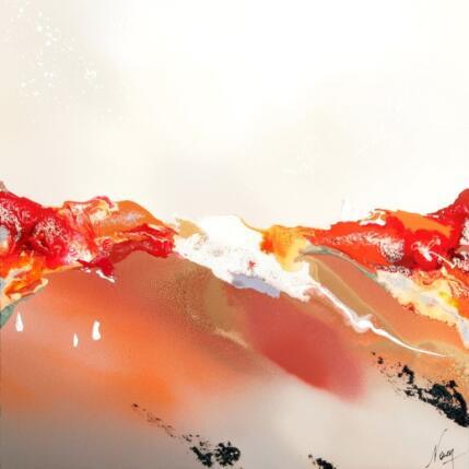 Peinture C3840 par Naen | Tableau Abstrait Acrylique, Encre