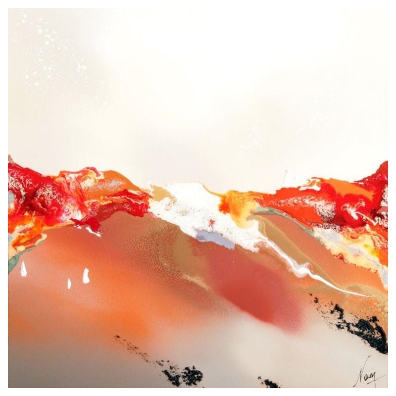 Peinture C3840 par Naen | Tableau Abstrait Acrylique Encre