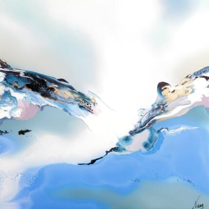 Peinture C3842 par Naen | Tableau Abstrait Acrylique, Encre