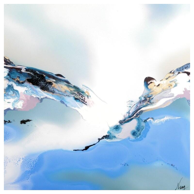 Peinture C3842 par Naen | Tableau Abstrait Acrylique Encre