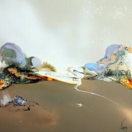 Painting C3744 by Naen | Painting Abstract Acrylic, Ink