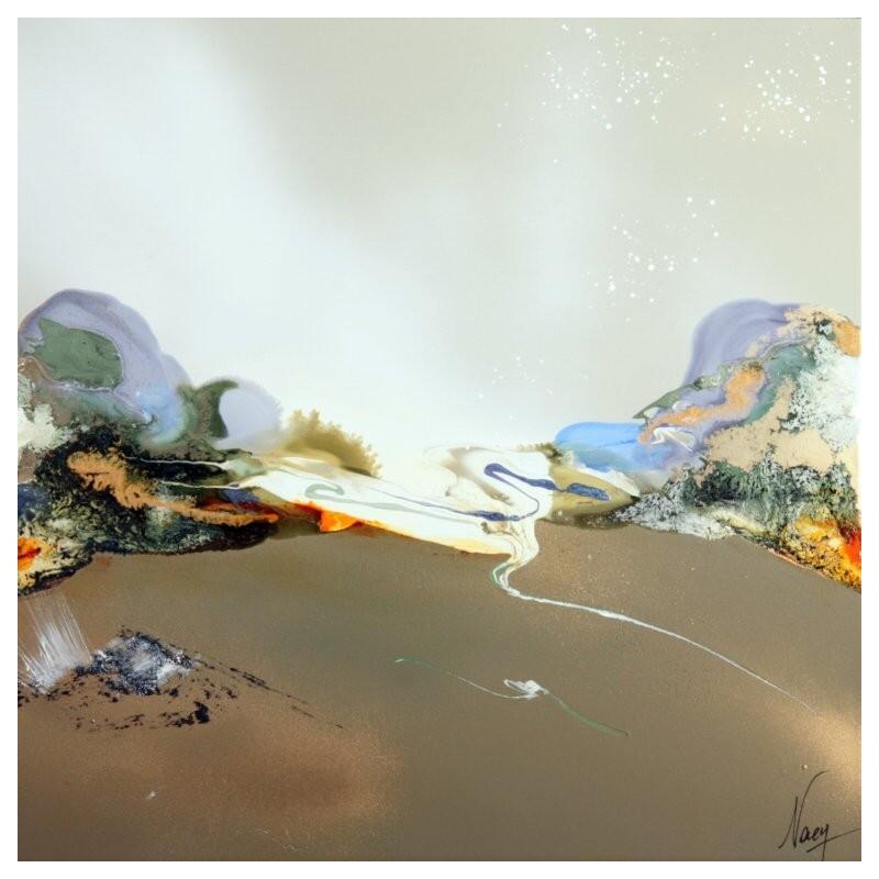 Painting C3744 by Naen | Painting Abstract Acrylic Ink